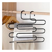 Accesorio de Hogar Tipo S Práctico para Colocar en Pasillo Negro Y+Ligas Regalo